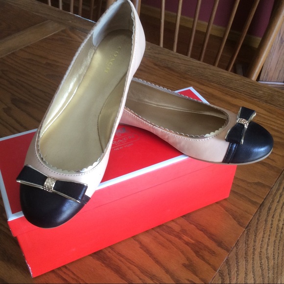 Coach Shoes - Coach Round Closed Toe Ballet Flats